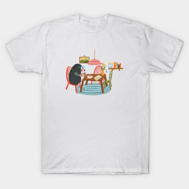 Mole's Coffee Break T-Shirt by Das Brooklyn